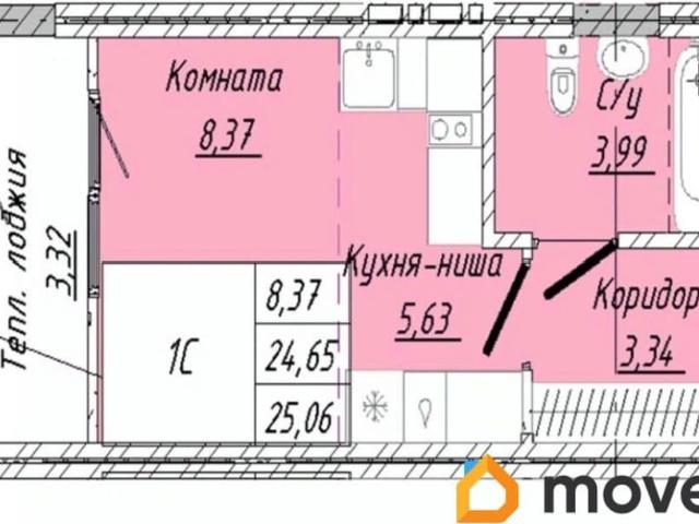 Квартира продажа в Центральный АО, Омская область