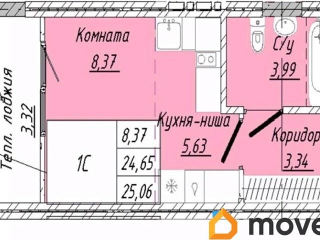 Квартира продажа в Центральный АО, Омская область