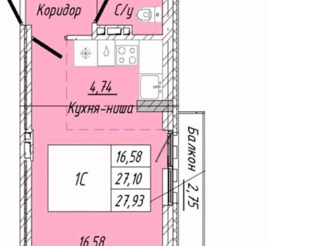 Квартира продажа в Центральный АО, Омская область