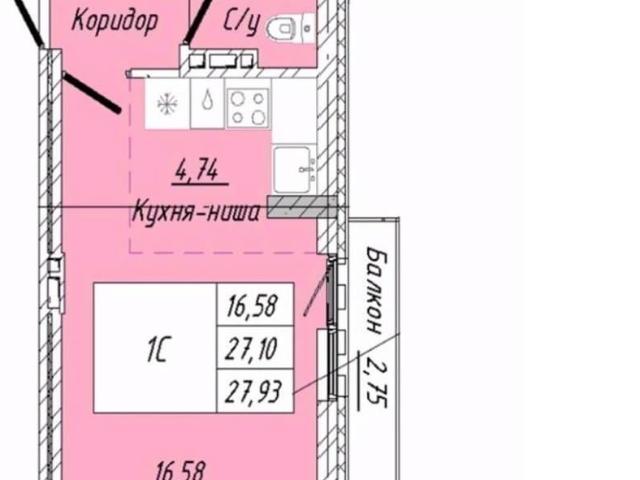 Квартира продажа в Центральный АО, Омская область