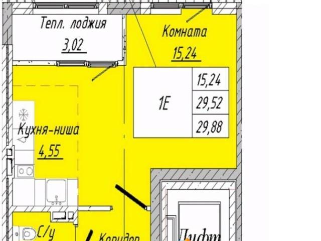 Квартира продажа в Центральный АО, Омская область