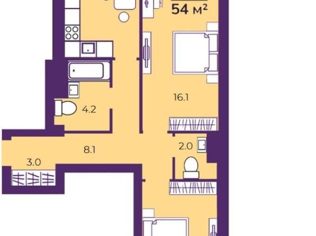 Квартира продажа в Центральный АО, Омская область