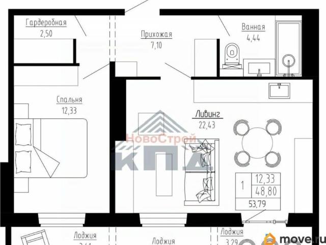 Квартира продажа в Центральный АО, Омская область