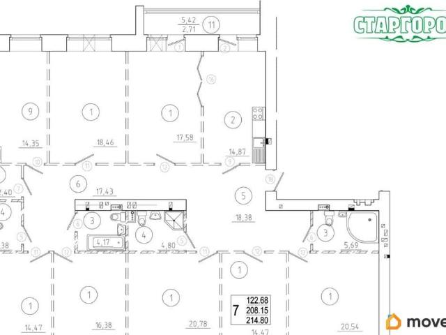 Квартира продажа в Центральный АО, Омская область