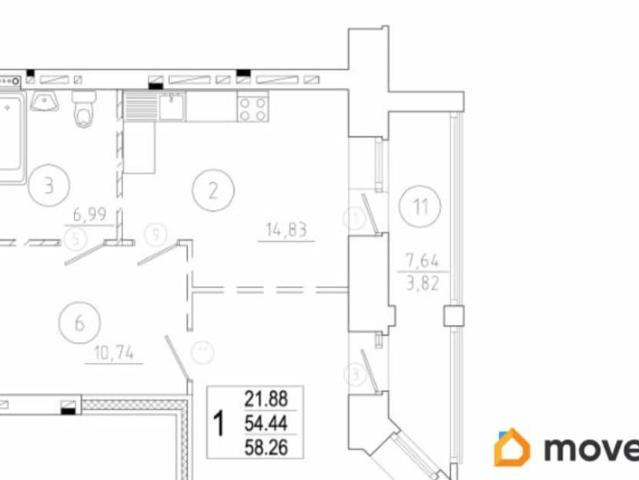 Квартира продажа в Центральный АО, Омская область