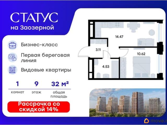 Квартира продажа в Советский административный округ, городской округ Омск