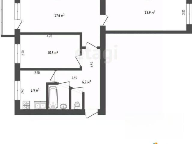 Квартира продажа в Советский район, городской округ Орёл