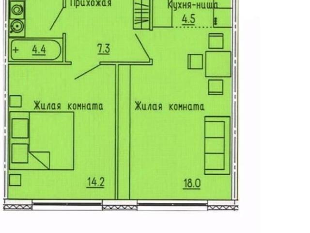 Квартира продажа в Октябрьский район, городской округ Пенза
