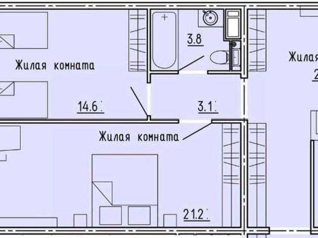 Квартира продажа в Октябрьский район, городской округ Пенза