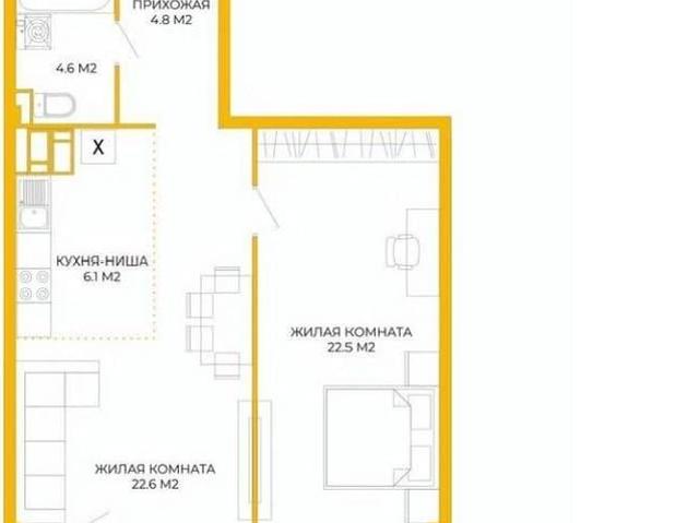 Квартира продажа в Октябрьский район, городской округ Пенза