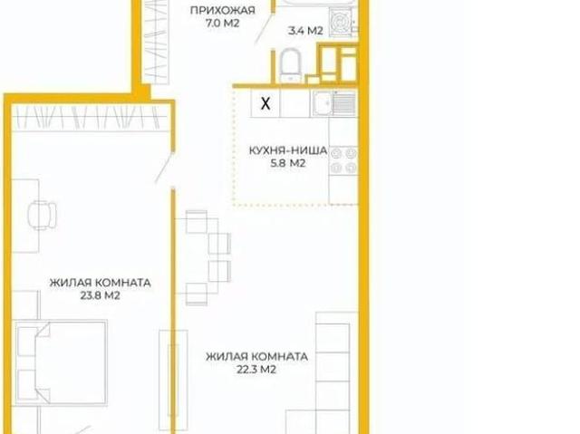 Квартира продажа в Октябрьский район, городской округ Пенза