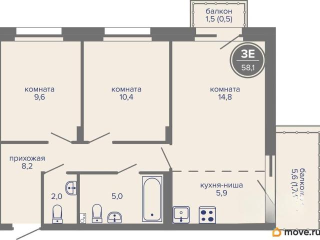 Квартира продажа в Индустриальный район, Пермь