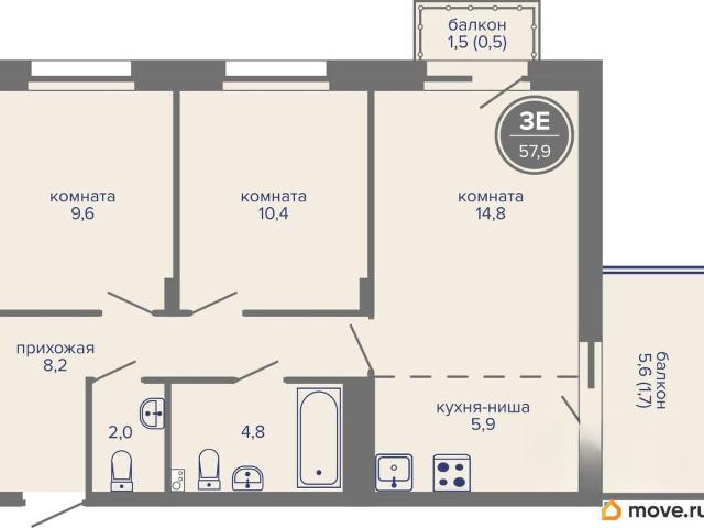 Квартира продажа в Индустриальный район, Пермь