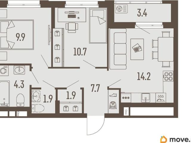 Квартира продажа в Пермь, Пермский Край