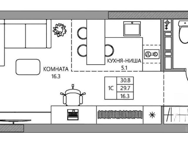 Квартира продажа в Индустриальный район, Пермь