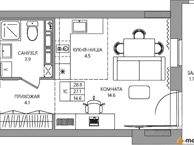 Квартира продажа в Индустриальный район, Пермь