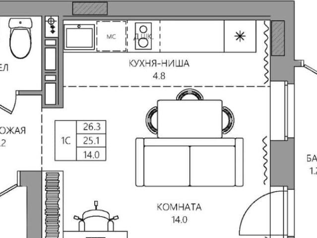 Квартира продажа в Индустриальный район, Пермь