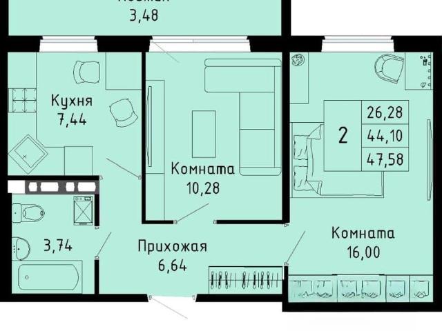 Квартира продажа в Пермь, Пермский Край