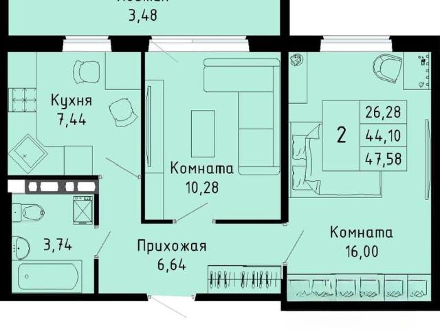 Квартира продажа в Пермь, Пермский Край