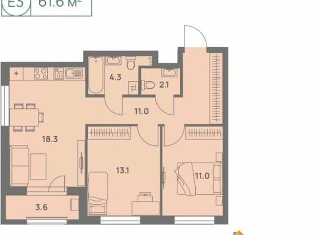 Квартира продажа в Парковый, Пермь