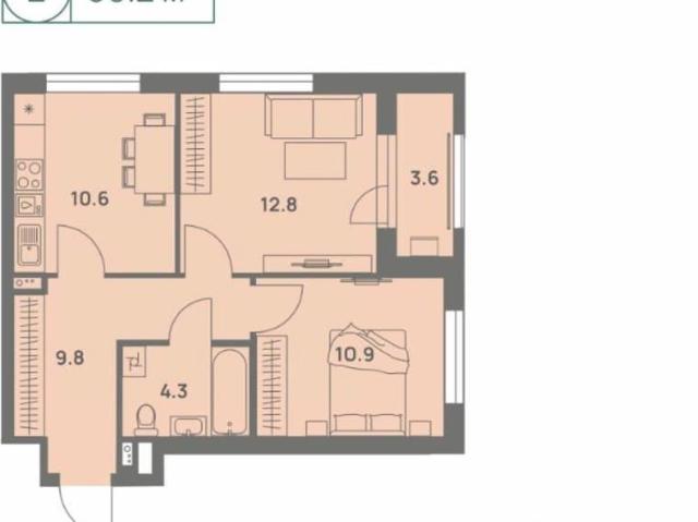 Квартира продажа в Парковый, Пермь