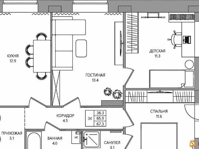 Квартира продажа в Пермь, Пермский Край