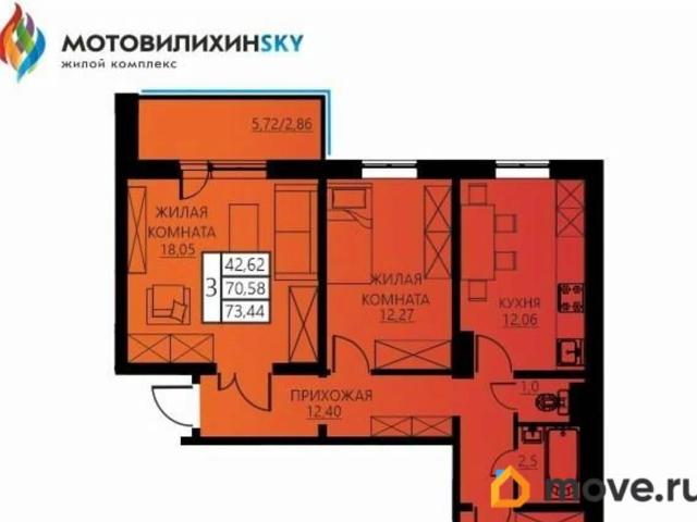 Квартира продажа в Мотовилихинский район, Пермь