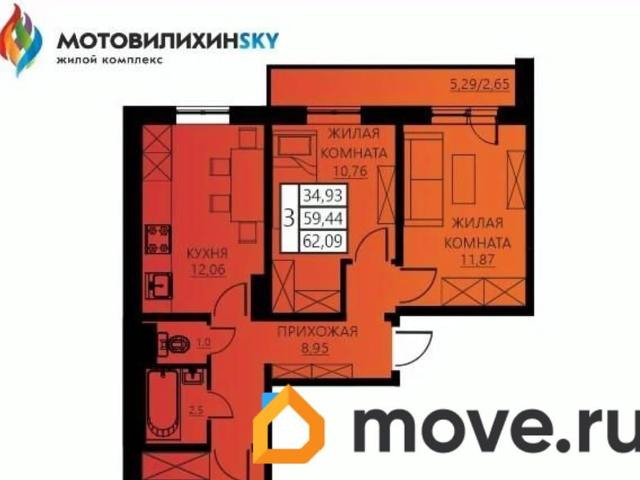 Квартира продажа в Мотовилихинский район, Пермь