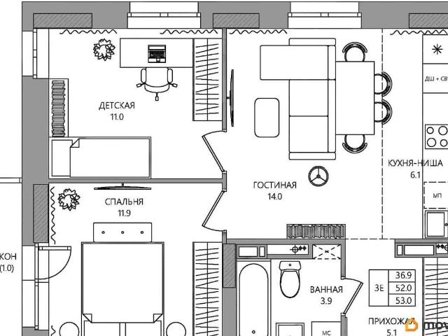 Квартира продажа в Индустриальный район, Пермь