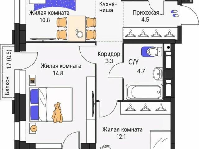 Квартира продажа в Пермь, Пермский Край