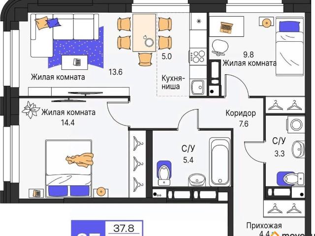 Квартира продажа в Пермь, Пермский Край