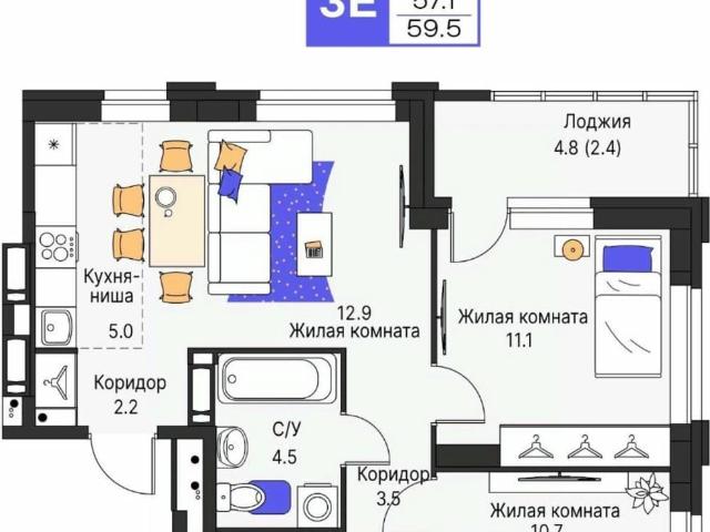 Квартира продажа в Пермь, Пермский Край