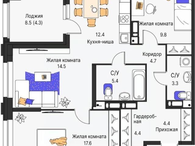 Квартира продажа в Пермь, Пермский Край