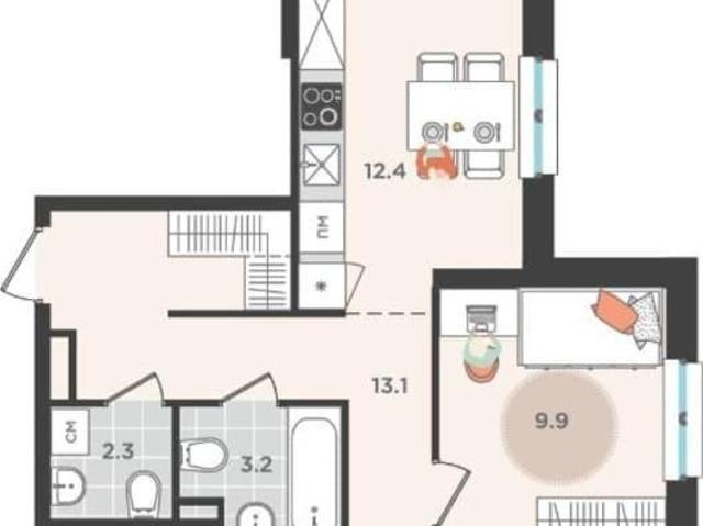 Квартира продажа в Пермь, Пермский Край