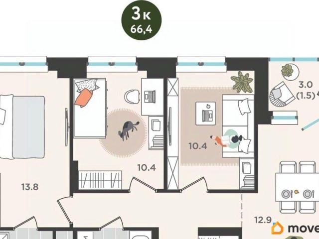 Квартира продажа в Пермь, Пермский Край