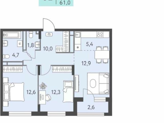 Квартира продажа в Индустриальный район, Пермь