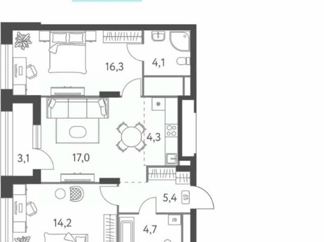 Квартира продажа в Индустриальный район, Пермь
