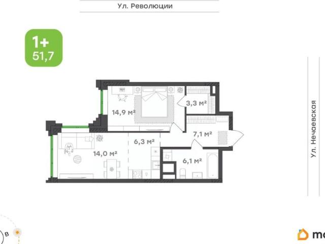 Квартира продажа в Свердловский район, Пермь