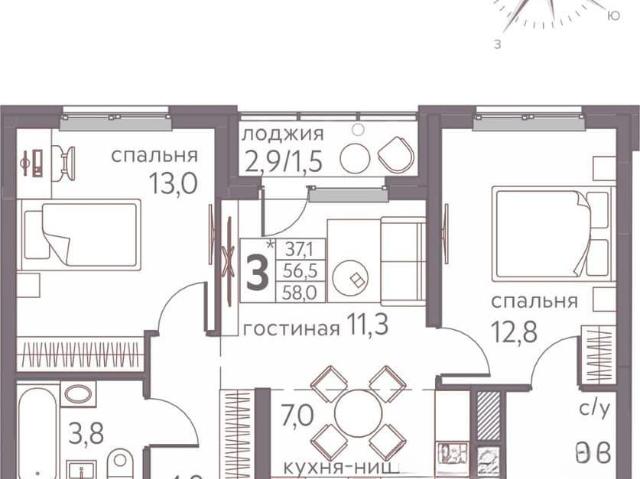 Квартира продажа в Мотовилихинский район, Пермь
