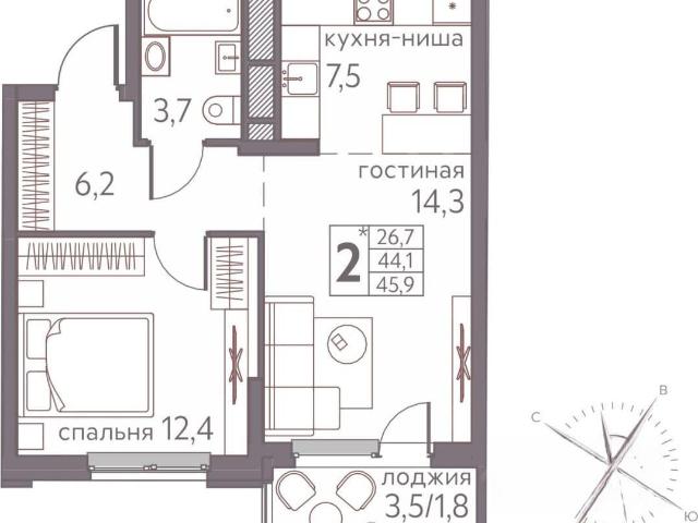 Квартира продажа в Мотовилихинский район, Пермь