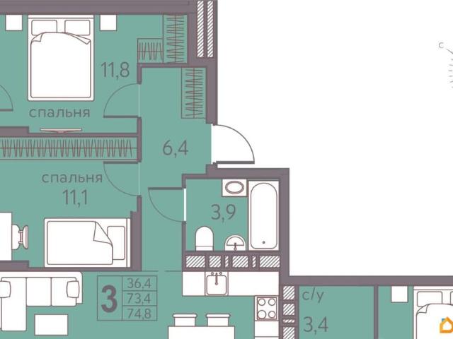 Квартира продажа в Мотовилихинский район, Пермь