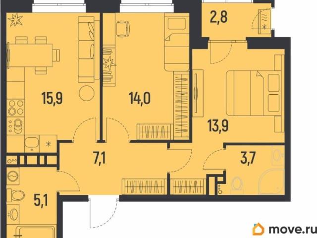 Квартира продажа в Индустриальный район, Пермь