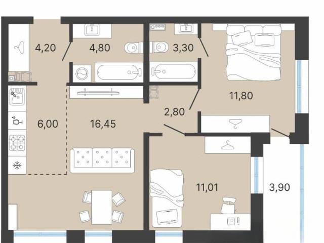 Квартира продажа в Петрозаводск, Карелия Республика