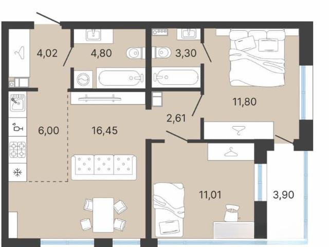 Квартира продажа в Петрозаводск, Карелия Республика