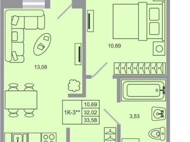 Квартира продажа в Бугры, Ленинградская область