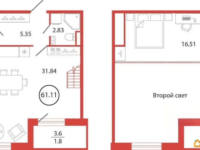 Квартира продажа в Бугры, Ленинградская область