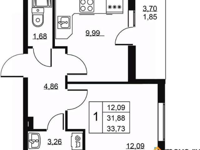 Квартира продажа в Бугры, Ленинградская область