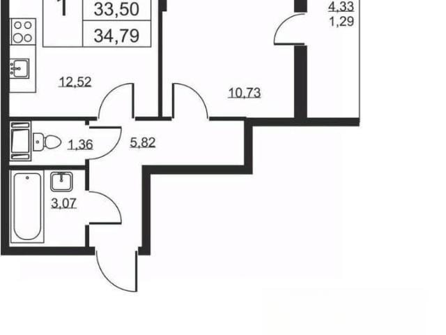 Квартира продажа в Бугры, Ленинградская область