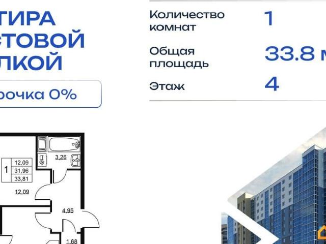 Квартира продажа в Бугры, Ленинградская область