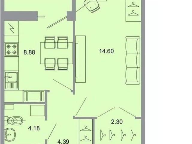 Квартира продажа в Бугры, Ленинградская область